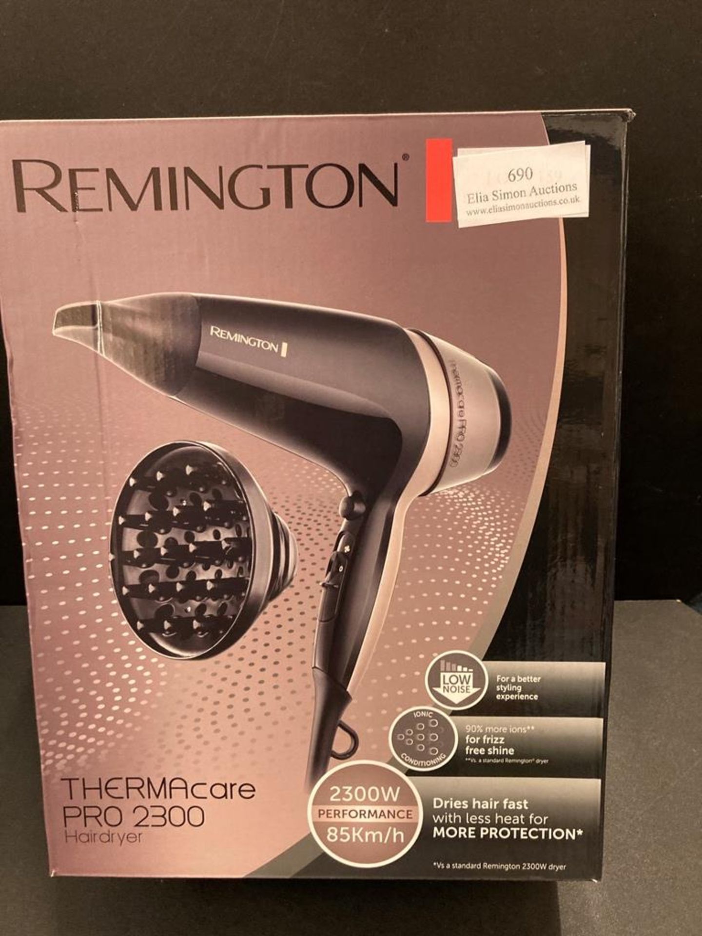 Remington Thermacare Pro Compact Hair Dryer with Concentrator and Diffuser, Three Heat and Two Speed - Image 2 of 2