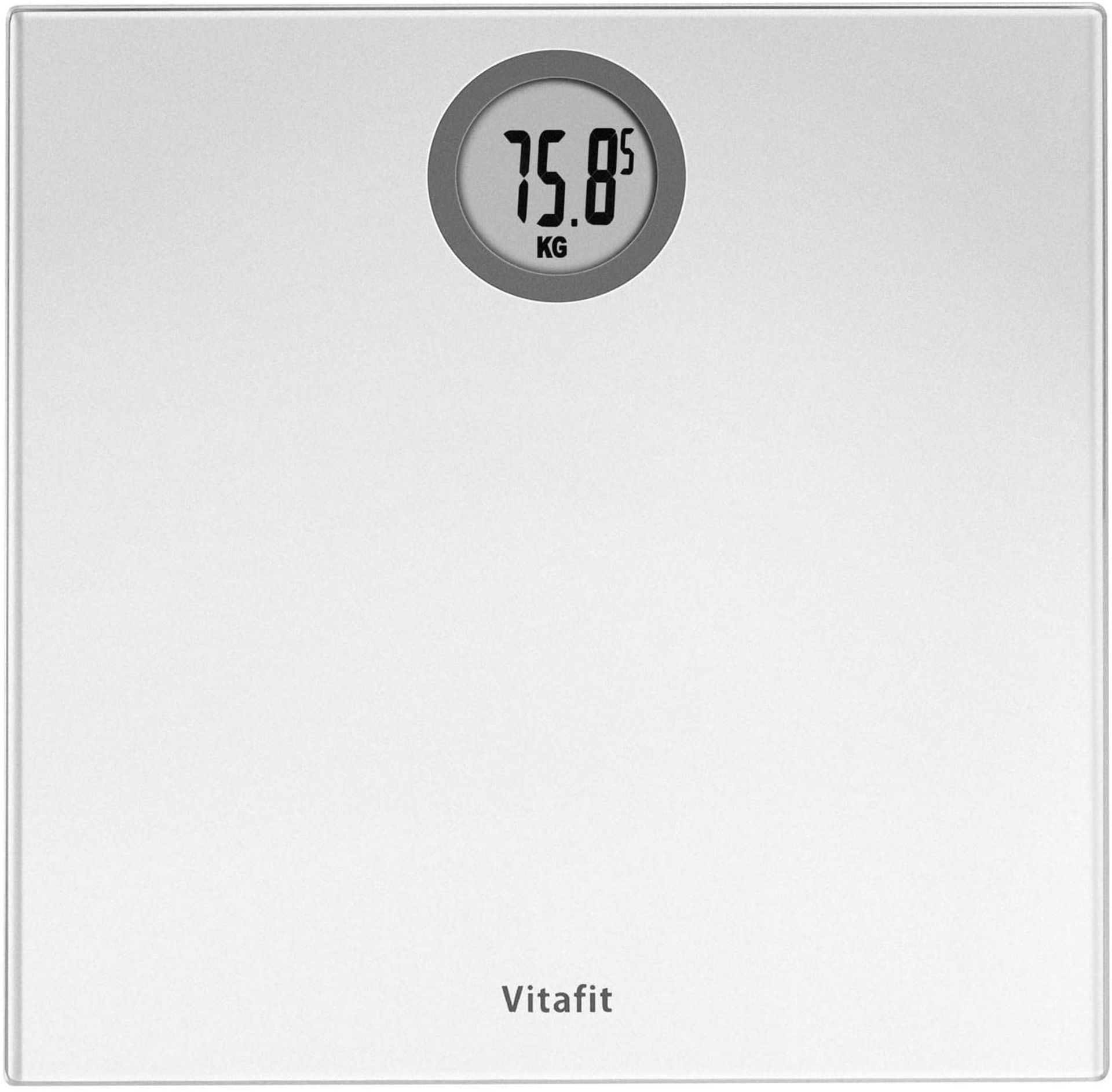 Vitafit Digital Body Weight Bathroom Scales Weighing Scales with Step-On Technology, LCD Display(Sto