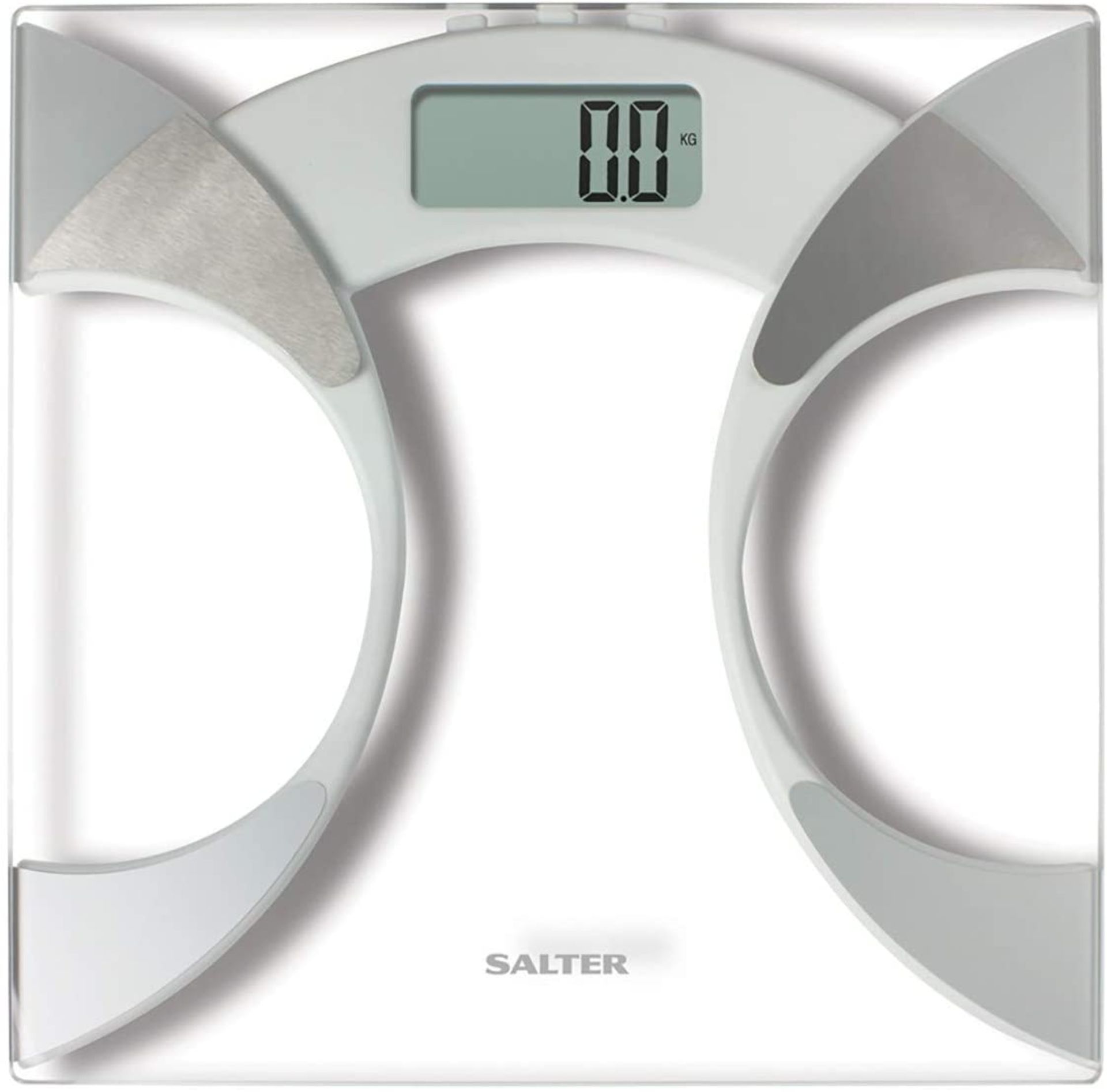 Salter Ultra Slim Analyser Bathroom Scales, Measure Weight BMI BMR Body Fat Percentage Body Water, S