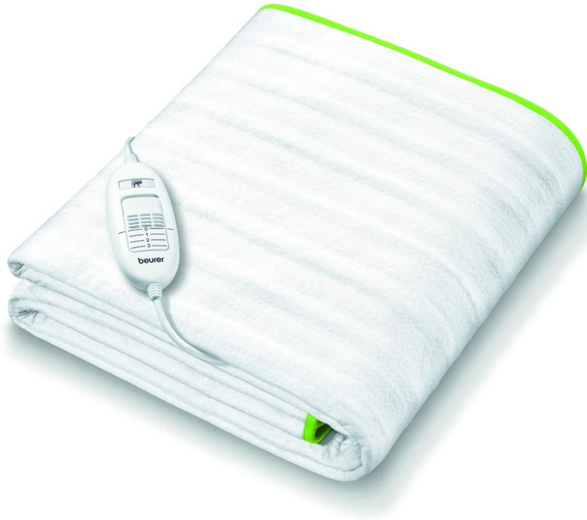 Beurer TS15 Ecologic+ heated underblanket | Ideal single electric blanket with elastic straps to fit