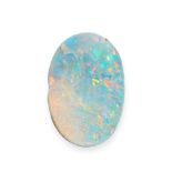 AN UNMOUNTED OPAL oval cabochon, 4.13 carats.