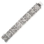 A FANCY LINK BRACELET, HARALD NIELSEN FOR GEORG JENSEN 1933-44 in silver, design number 83, designed