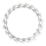 A VINTAGE FANCY LINK NECKLACE, HENNING KOPPEL FOR GEORG JENSEN in silver, design number 273,