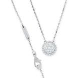 DIAMOND PENDANT NECKLACE, PERLEE, VAN CLEEF & ARPELS the pendant of domed design, pavé-set with