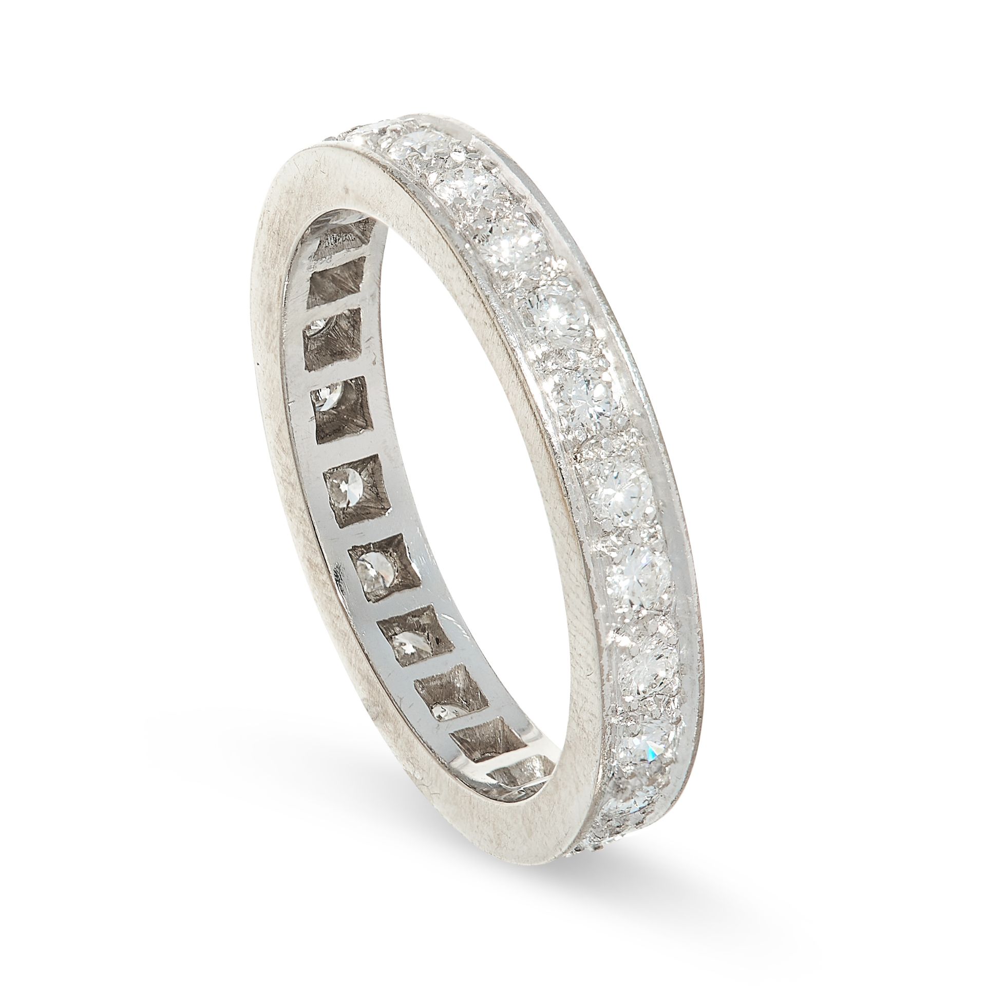 DIAMOND ETERNITY RING the band designed as a full eternity, set all around with a single row of - Image 2 of 2