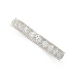 DIAMOND ETERNITY RING the band designed as a full eternity, set all around with a single row of