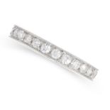 DIAMOND ETERNITY RING the band set all around with a single row of round cut diamonds, all totalling