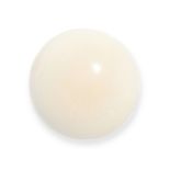 NON-NACREOUS NATURAL SALTWATER PEARL 19.2mm x 19.4mm x 12.2mm, 33.03 carats, 6.6g. Accompanied by