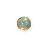 AN UNMOUNTED OPAL circular cabochon cut, 2.20 carats.