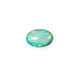 AN UNMOUNTED OPAL oval cabochon cut, 2.32 carats.