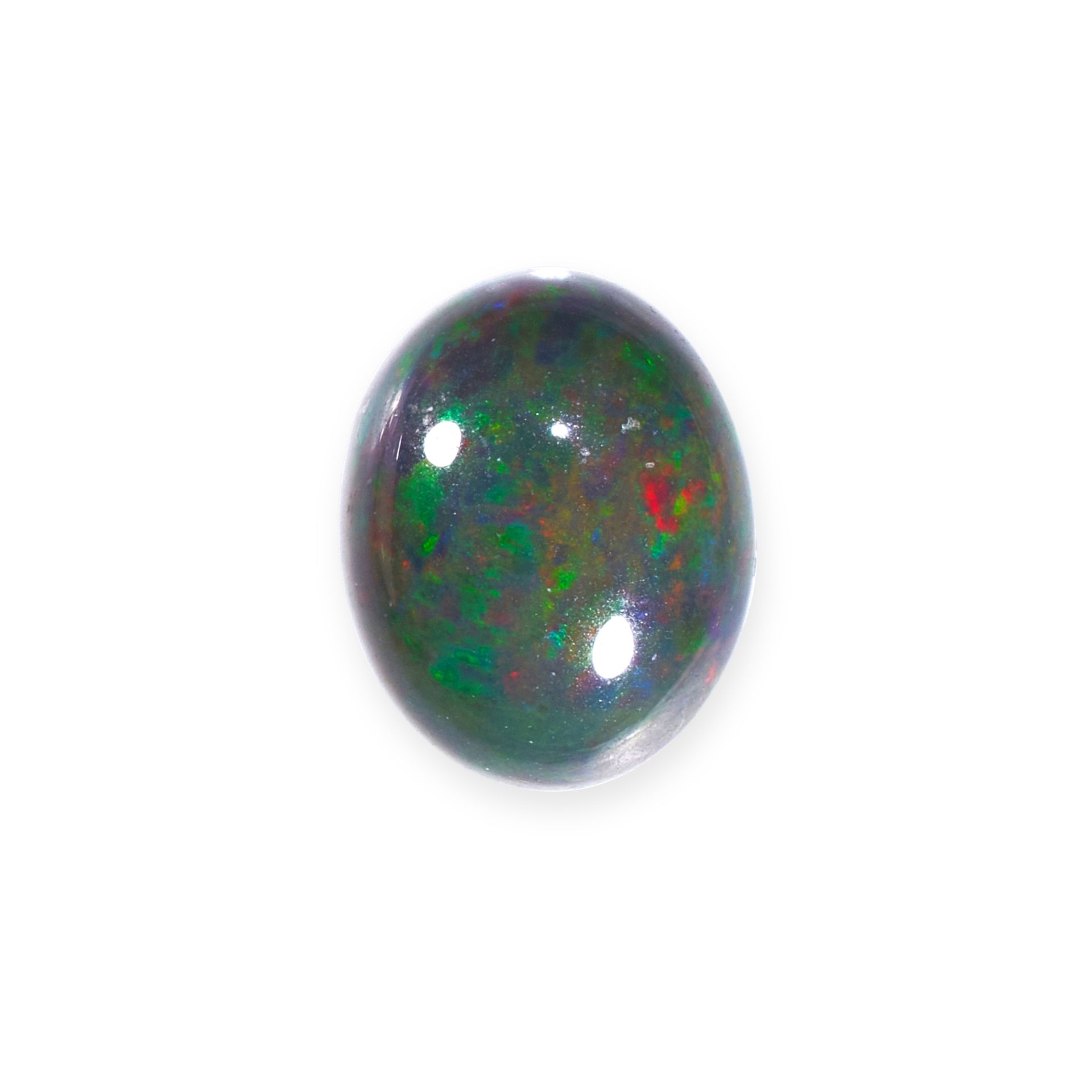 AN UNMOUNTED OPAL oval cabochon, 1.97 carats.