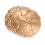 A SIRENE COCKTAIL RING, POMELLATO in 18ct yellow gold, of bombe design, the body formed of a