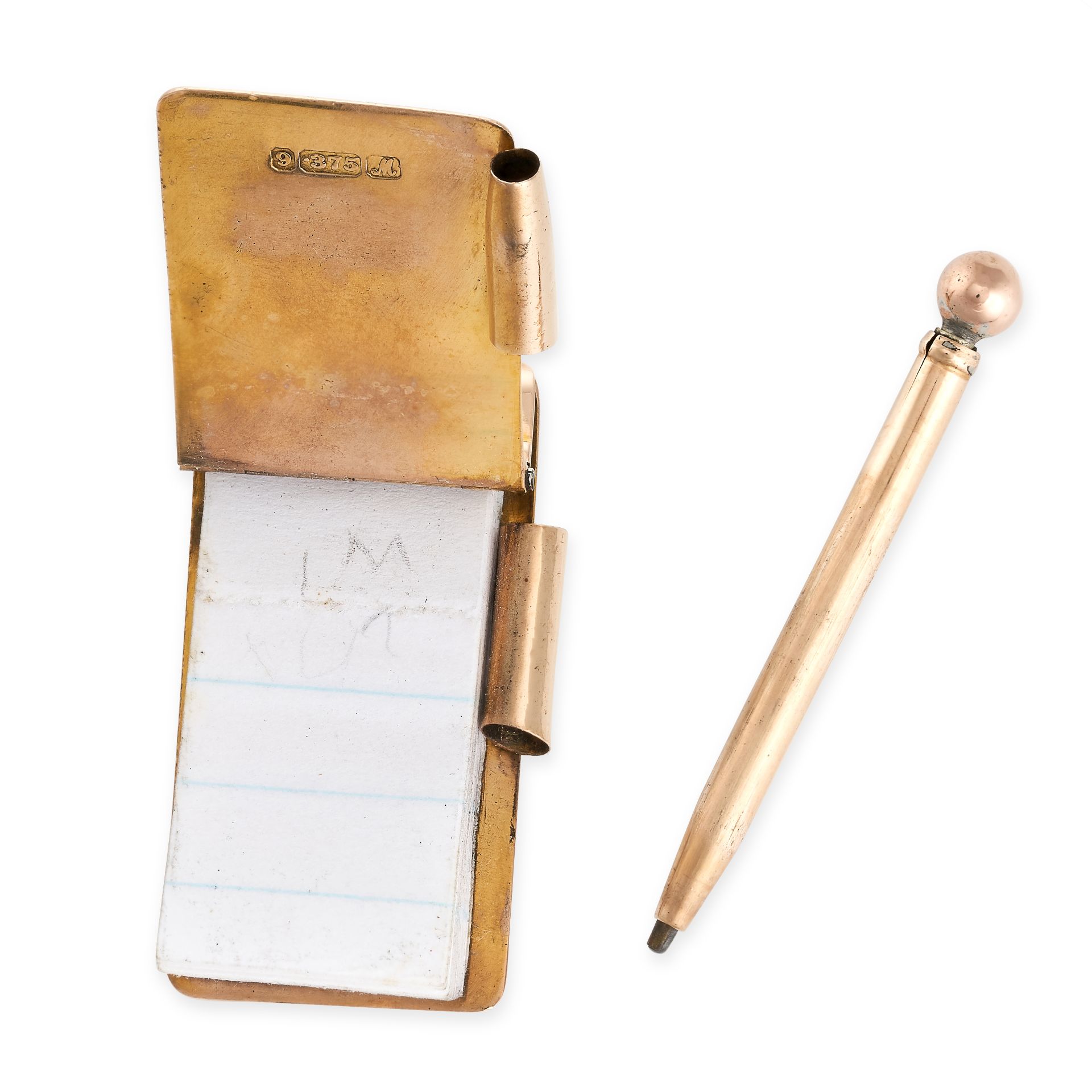 NO RESERVE - AN ANTIQUE CARNET DE BAL, CIRCA 1912 designed as a hinged notebook containing a pad - Image 2 of 2