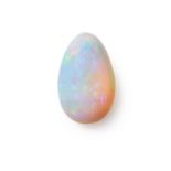 AN UNMOUNTED OPAL pear shaped cabochon, 9.46 carats.