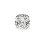 AN UNMOUNTED DIAMOND Cushion-cut, approximately 3.42 carats