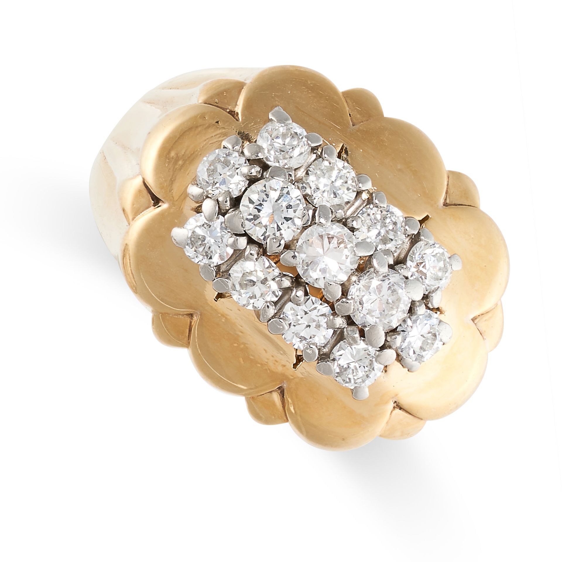 CARTIER, A VINTAGE DIAMOND RING, 1960S  Brilliant-cut diamonds 0.80-1.00 carats  Signed Cartier