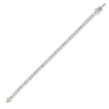 A DIAMOND LINE BRACELET Brilliant-cut diamonds, approximate total 13.42 carats British hallmark