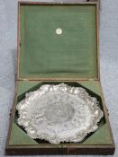 A MONUMENTAL GEORGE IV SILVER SALVER