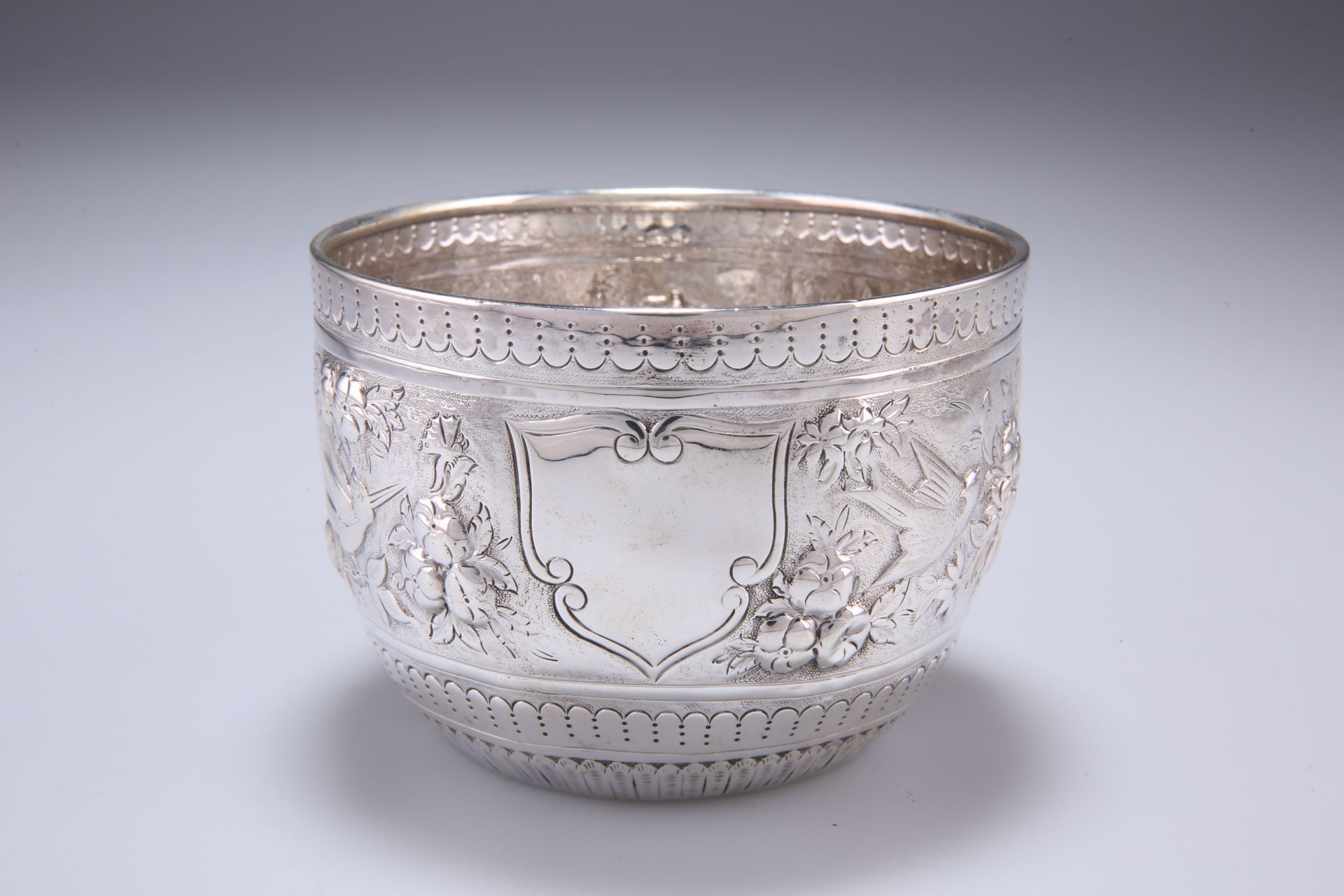 A VICTORIAN SILVER BOWL