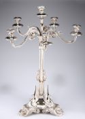 AN IMPOSING 19TH CENTURY SILVER-PLATED CENTREPIECE