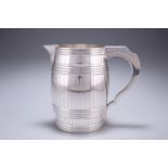 A GEORGE III SILVER BEER JUG, by Daniel Smith and Robert Sharp, London 1781, in the form of a