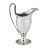 AN OLD SHEFFIELD PLATED CREAM JUG