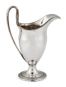 AN OLD SHEFFIELD PLATED CREAM JUG
