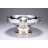 A GEORGE V SILVER FRUIT BOWL