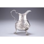 A VICTORIAN SILVER CREAM JUG