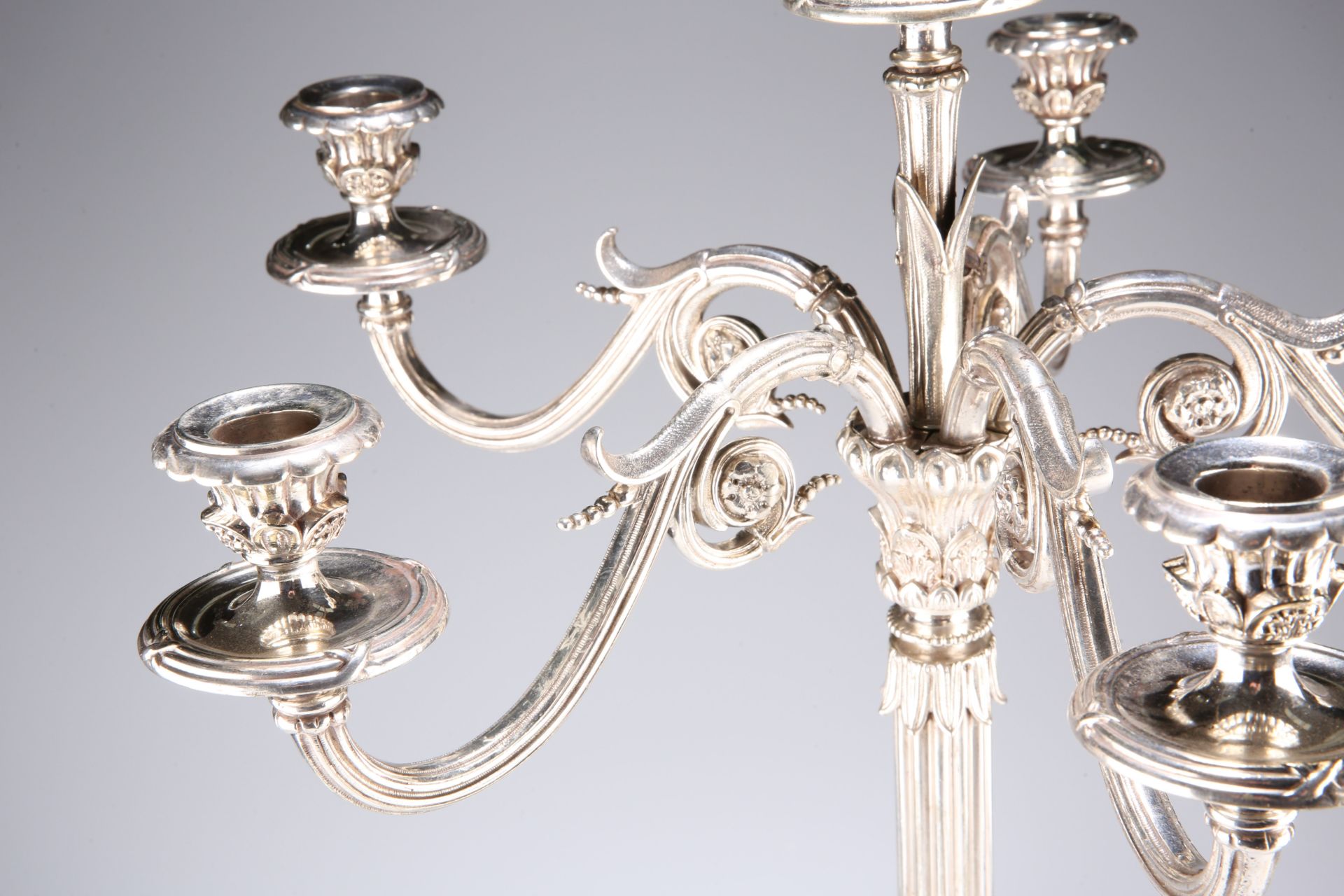 AN IMPOSING 19TH CENTURY SILVER-PLATED CENTREPIECE - Image 3 of 5