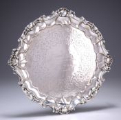 A WILLIAM IV SILVER SALVER