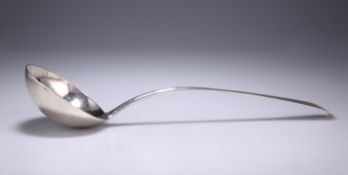 A GEORGE II SILVER LADLE