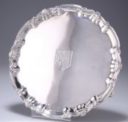 A GEORGE II SILVER SALVER