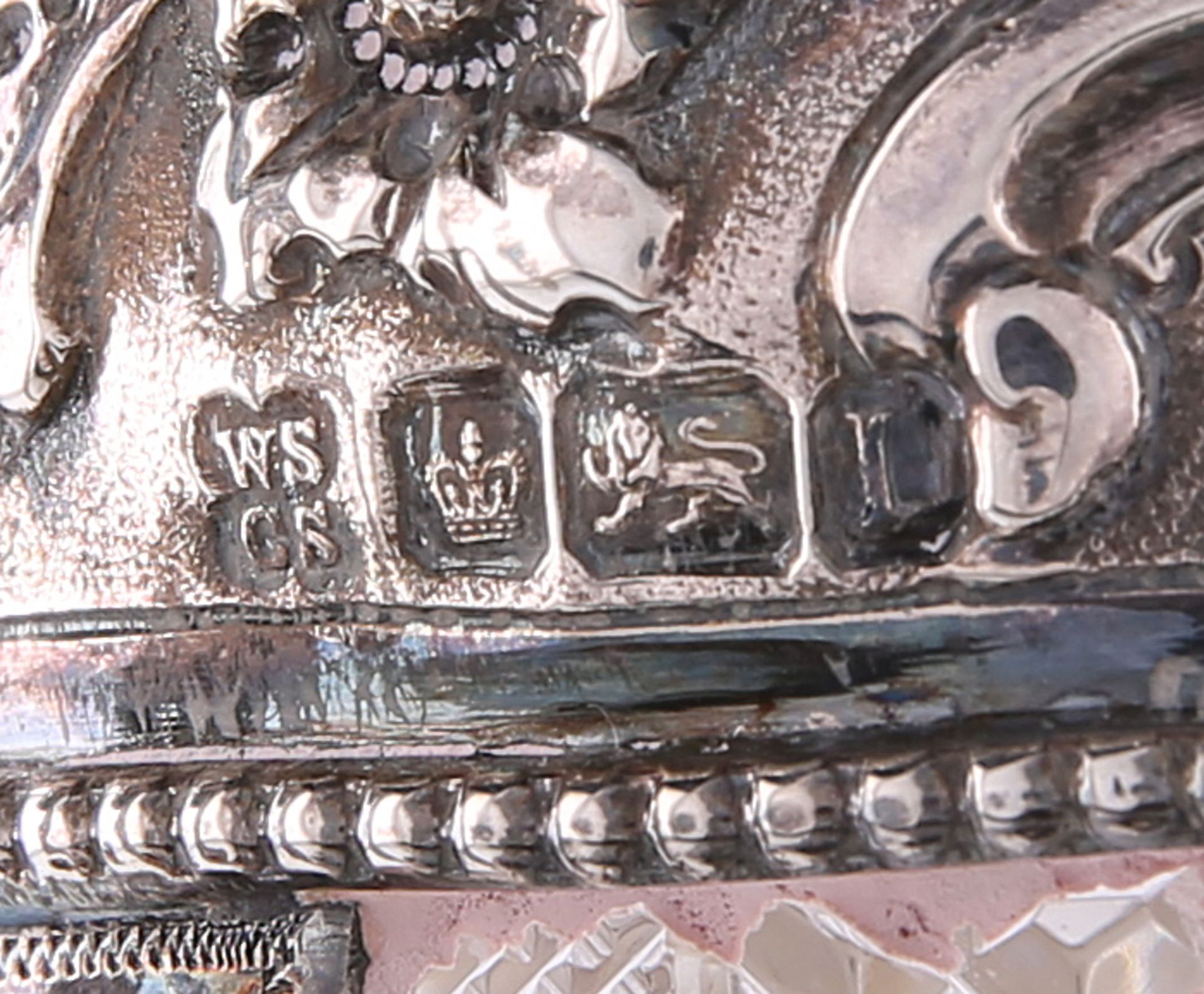 AN EDWARDIAN SILVER-MOUNTED CLARET JUG - Image 2 of 3