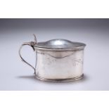 A GEORGE III SILVER MUSTARD POT