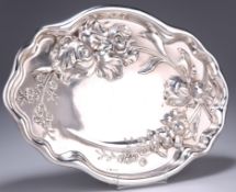 AN EDWARDIAN SILVER TRAY