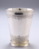 A FINE GERMAN PARCEL-GILT SILVER BEAKER