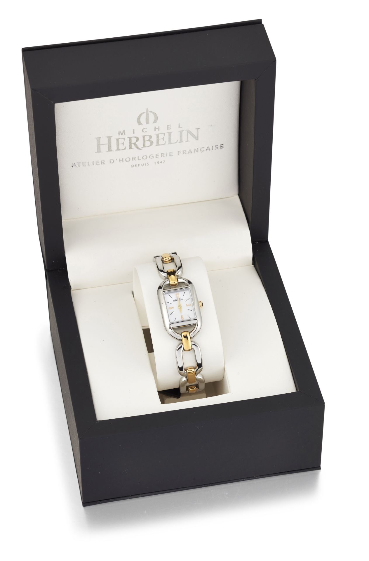 A LADY'S MICHEL HERBELIN BRACELET WATCH