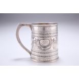 A GEORGE III SILVER MUG