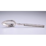 AN AUSTRIAN SILVER MARROW SCOOP AND SPOON COMBINATION