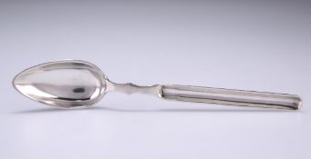 AN AUSTRIAN SILVER MARROW SCOOP AND SPOON COMBINATION