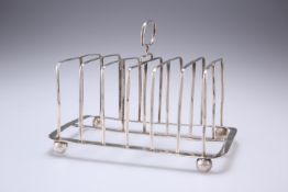 A GEORGE III SILVER SEVEN-BAR TOAST RACK