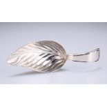 A CHRISTOFLE SILVER-PLATED CADDY SPOON