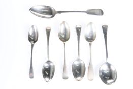 SEVEN ASSORTED GEORGIAN AND VICTORIAN SILVER SPOONS