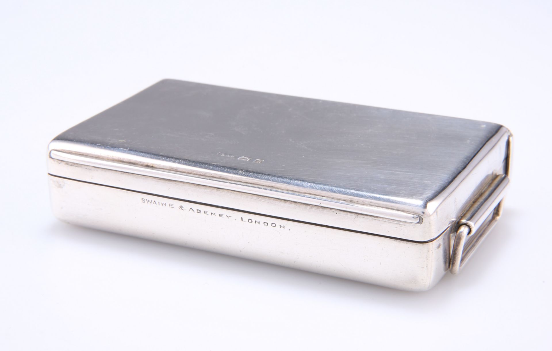 A VICTORIAN SILVER HUNTSMAN'S SANDWICH BOX