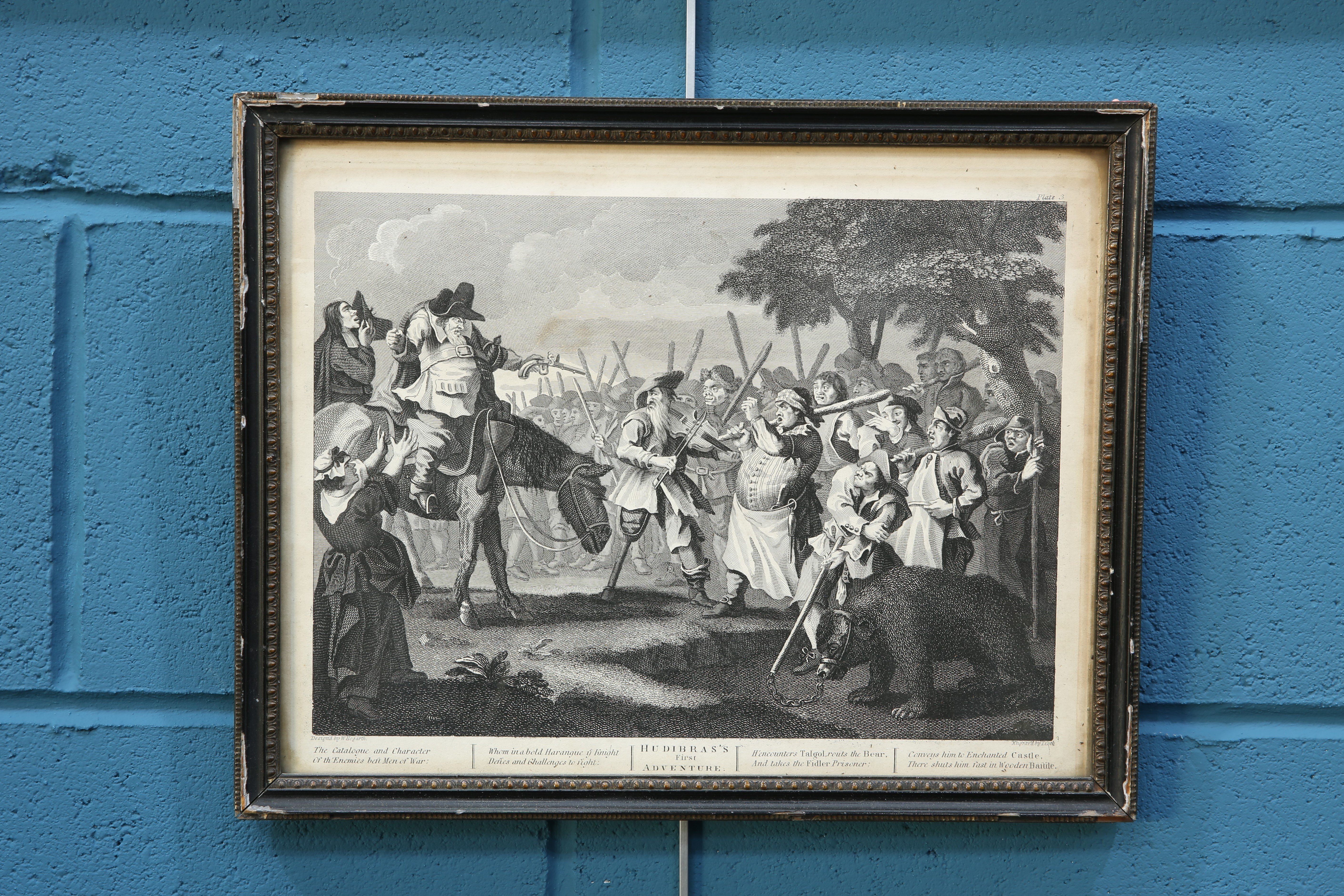 AFTER HOGARTH, HUDIBRAS'S FIRST ADVENTURE AND SIR HUDIBRAS HIS PASSING WORTH THE MANNER HOW HE - Image 8 of 14