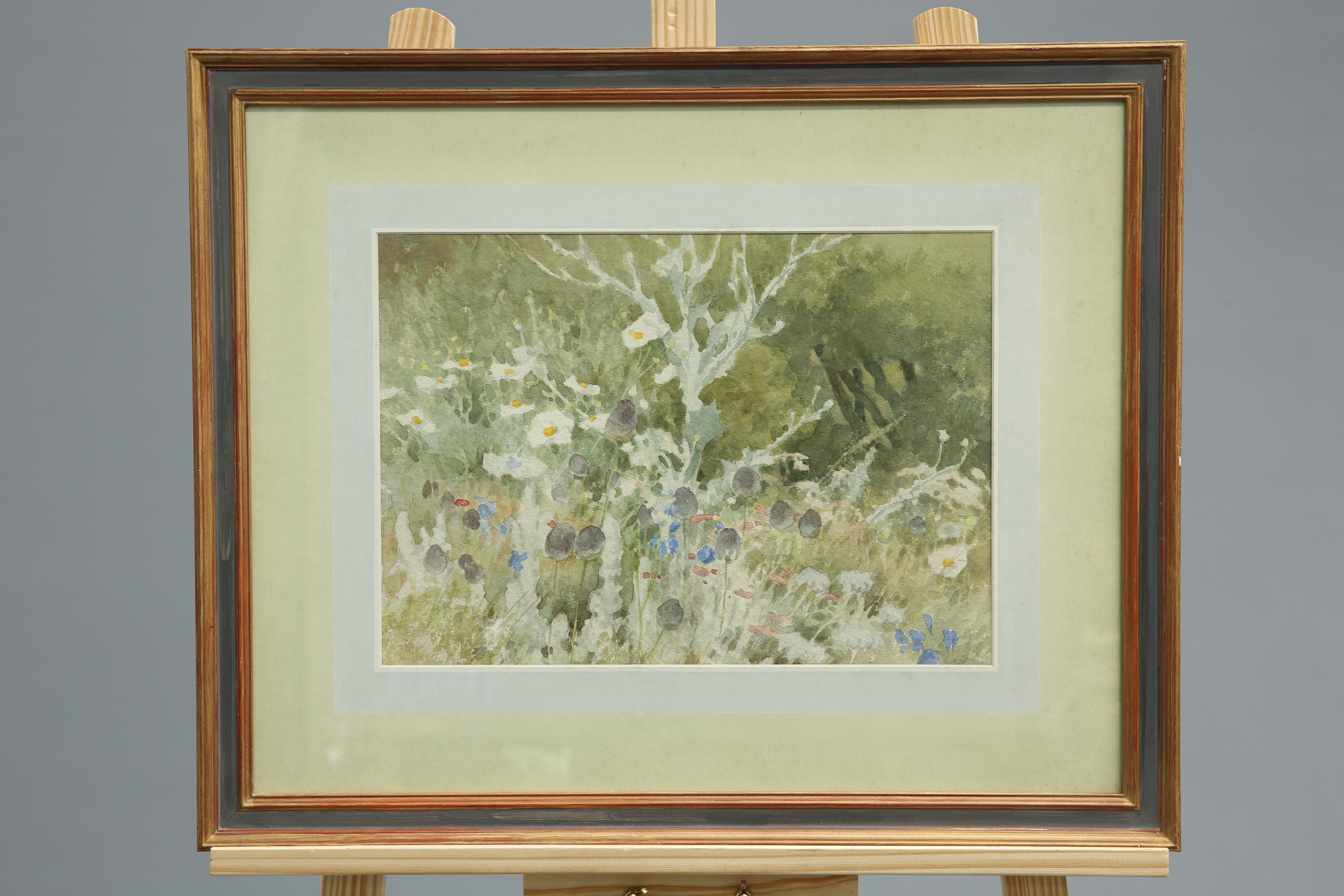 ~ KATE GERBER (20TH CENTURY), FOXGLOVES, signed lower right, watercolour, framed, 36.5cm by 24cm; - Image 2 of 5