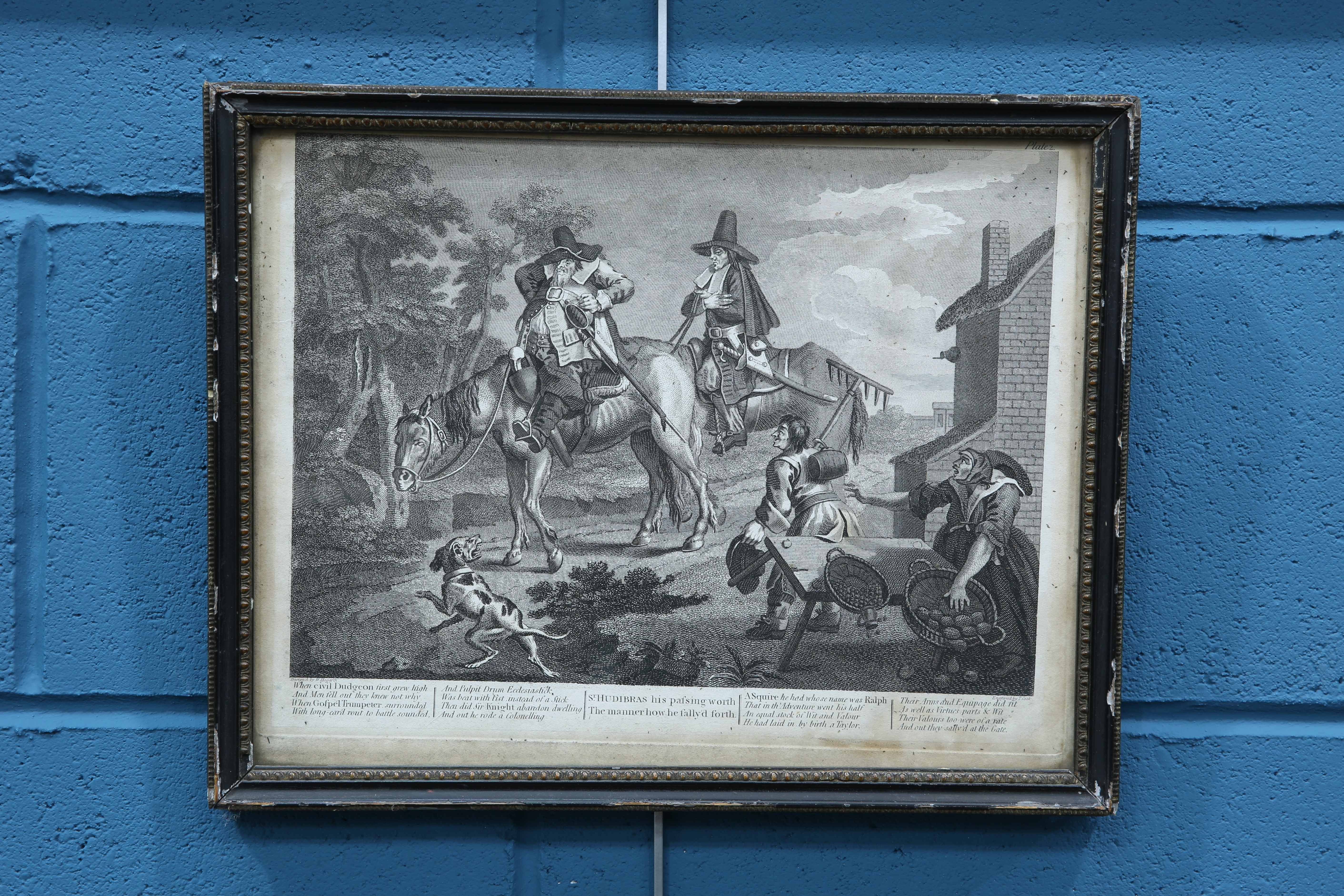 AFTER HOGARTH, HUDIBRAS'S FIRST ADVENTURE AND SIR HUDIBRAS HIS PASSING WORTH THE MANNER HOW HE - Image 7 of 14