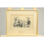 ~ A SET OF SIX GRAPHOTYPES OF SEA SIDE SKETCHES, nos. 1-6, framed. 18cm by 27.5cm