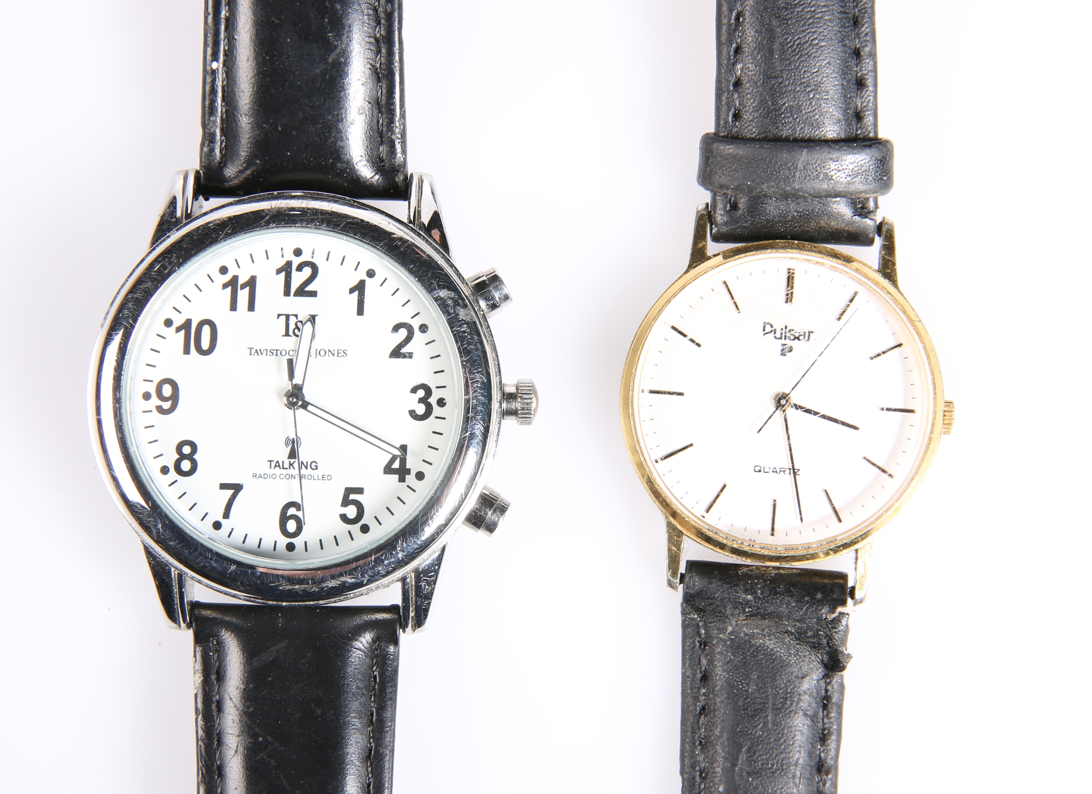 A Pulsar wristwatch and a Taristock & Jones watch